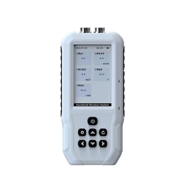 土壤溫濕度電導率含鹽量PH氮磷鉀測定儀